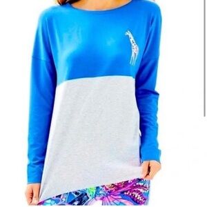Lilly Pulitzer XX LILLY giraffe shirt medium